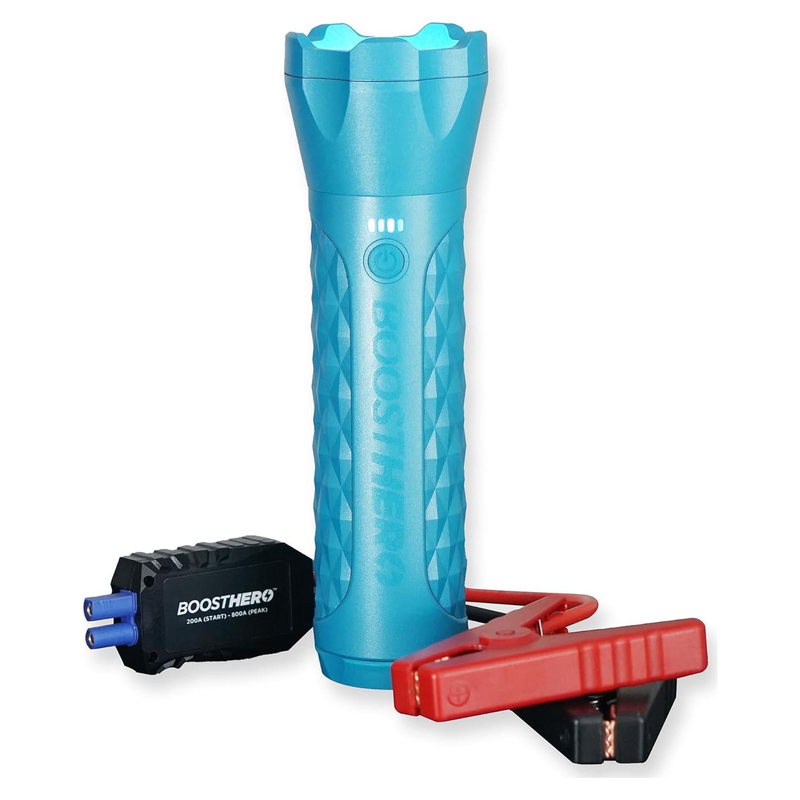 Arrancador Portátil BoostHero 6000mAh Linterna LED Azul