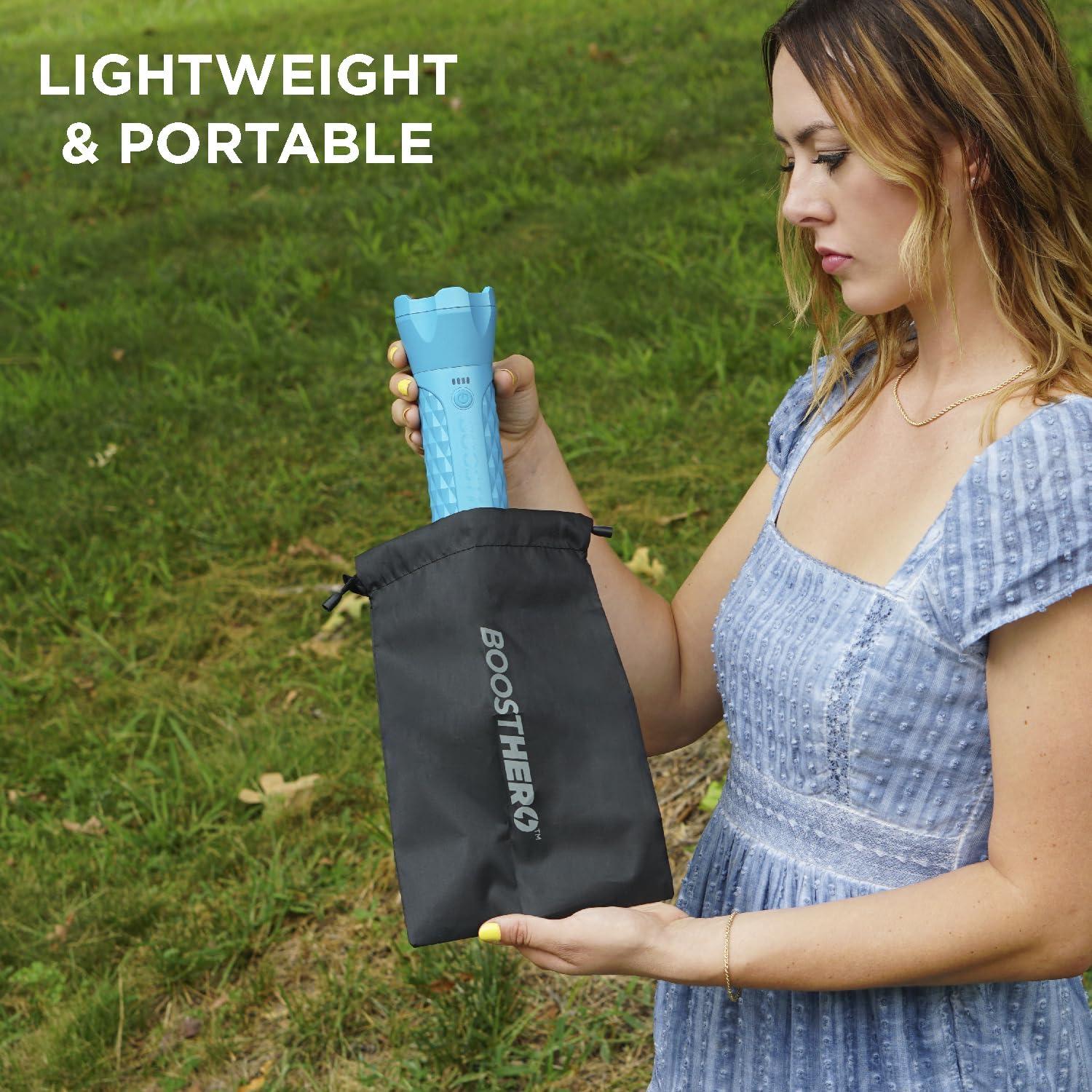 Arrancador Portátil BoostHero 6000mAh Linterna LED Azul