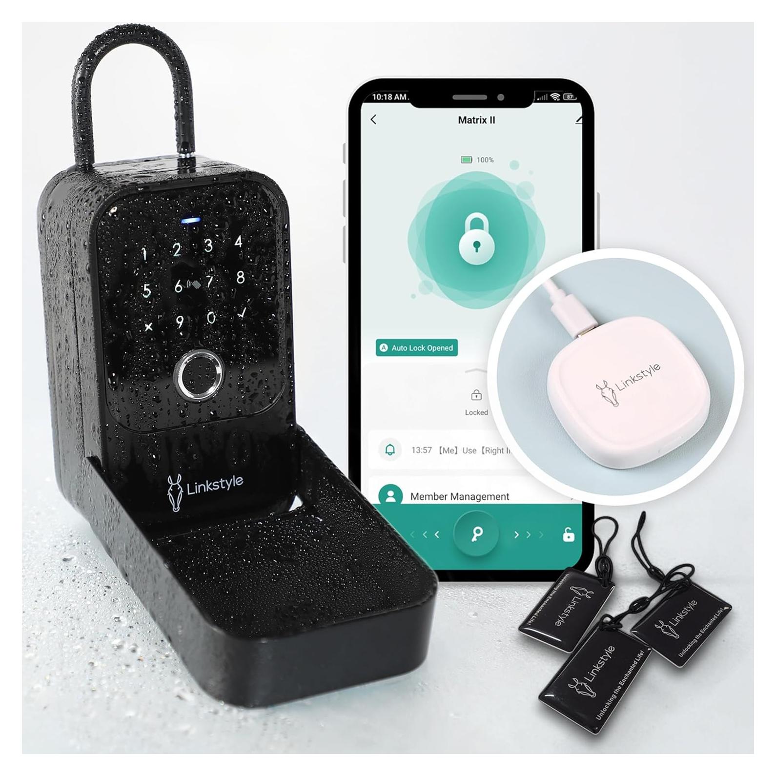 Caja de Llave Inteligente Linkstyle Matrix II con Hub WiFi
