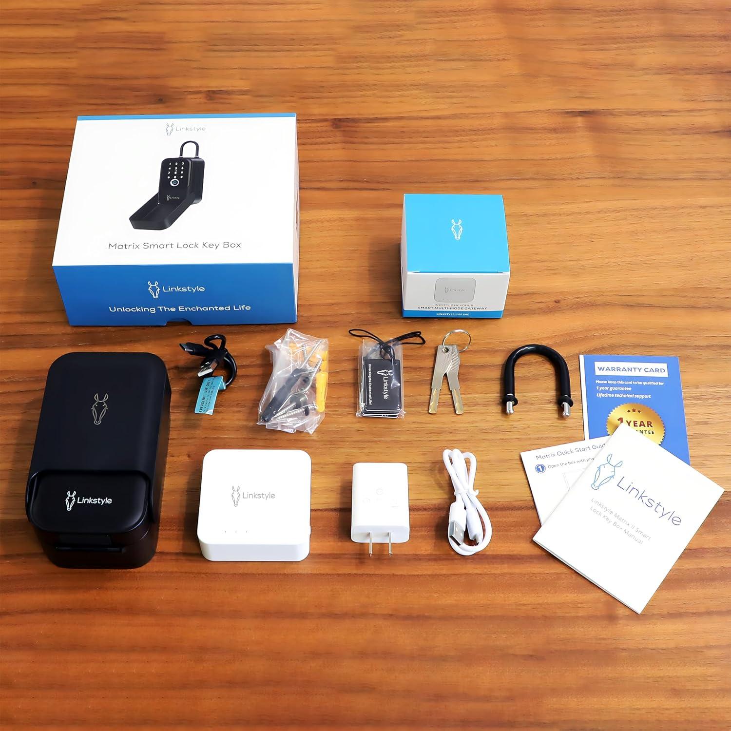 Caja de Llave Inteligente Linkstyle Matrix II con Hub WiFi