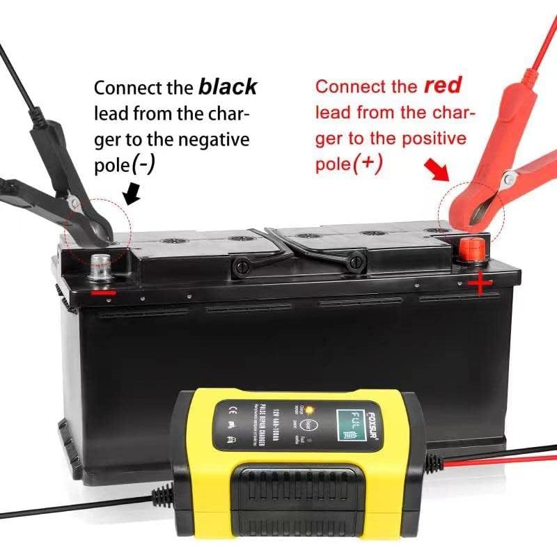 Cargador de Batería IEIK SBC-01 12V 5A para Autos y Motos