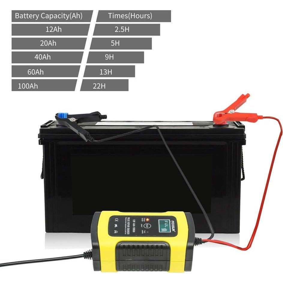 Cargador de Batería IEIK SBC-01 12V 5A para Autos y Motos