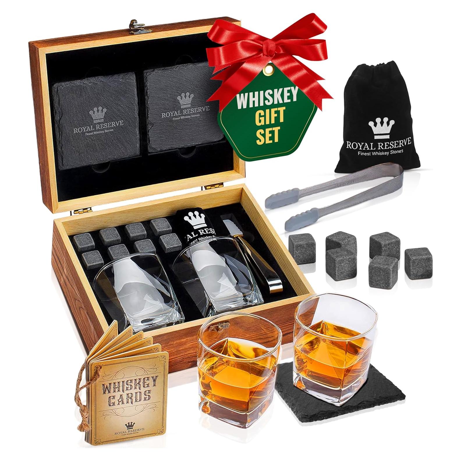 Juego de Piedras para Whiskey Royal Reserve - 6 Piezas