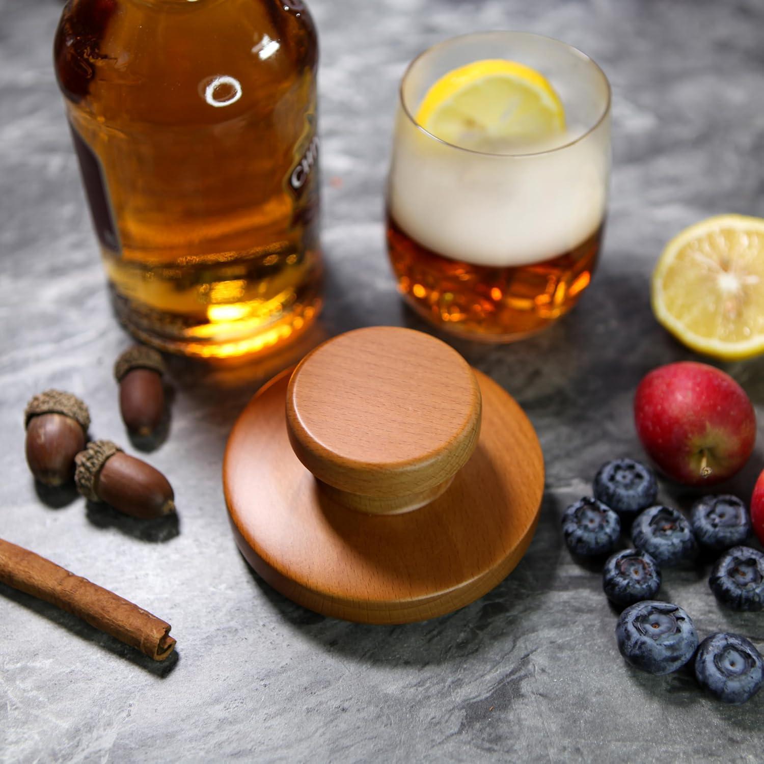 Kit Ahumador de Cócteles WillsCoo con 6 Sabores y Antorcha