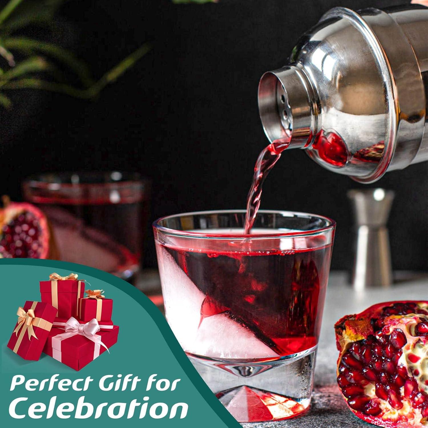 Juego de Shaker de Cócteles Semderm 10 Piezas con Soporte de Bambú