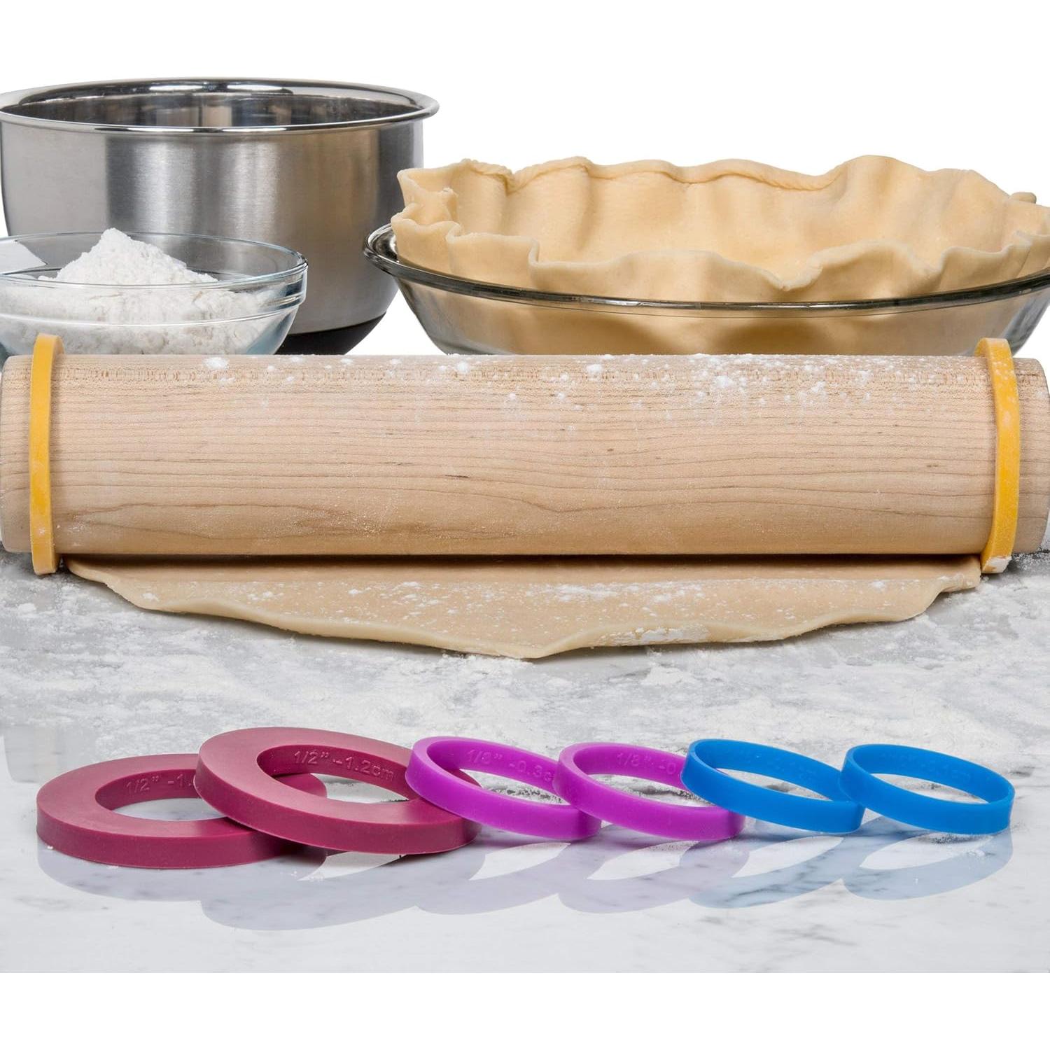 Anillos Espaciadores de Silicona GreenOlive para Rodillos 8 Piezas