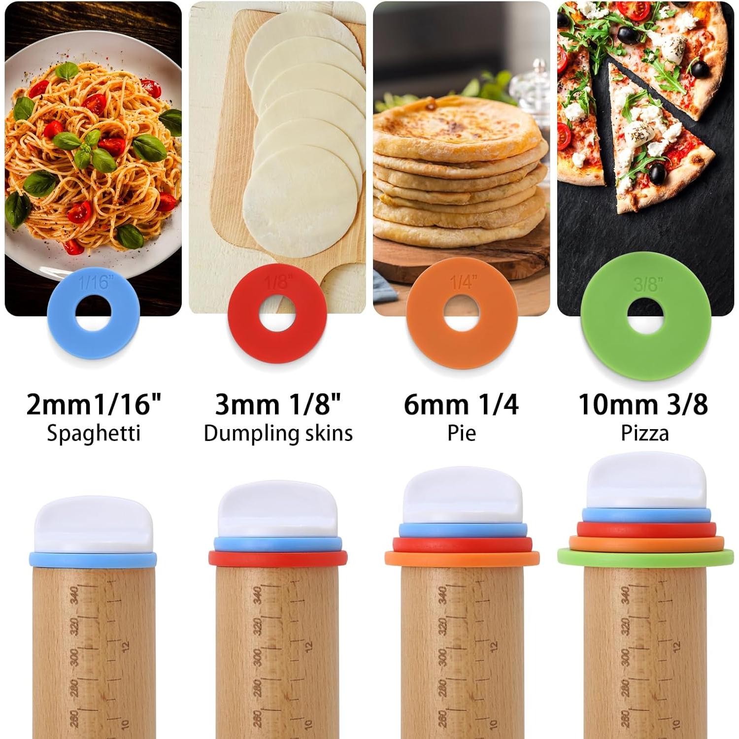 Juego de rodillos Unokit 3 piezas - Rodillo de madera 44.5 cm