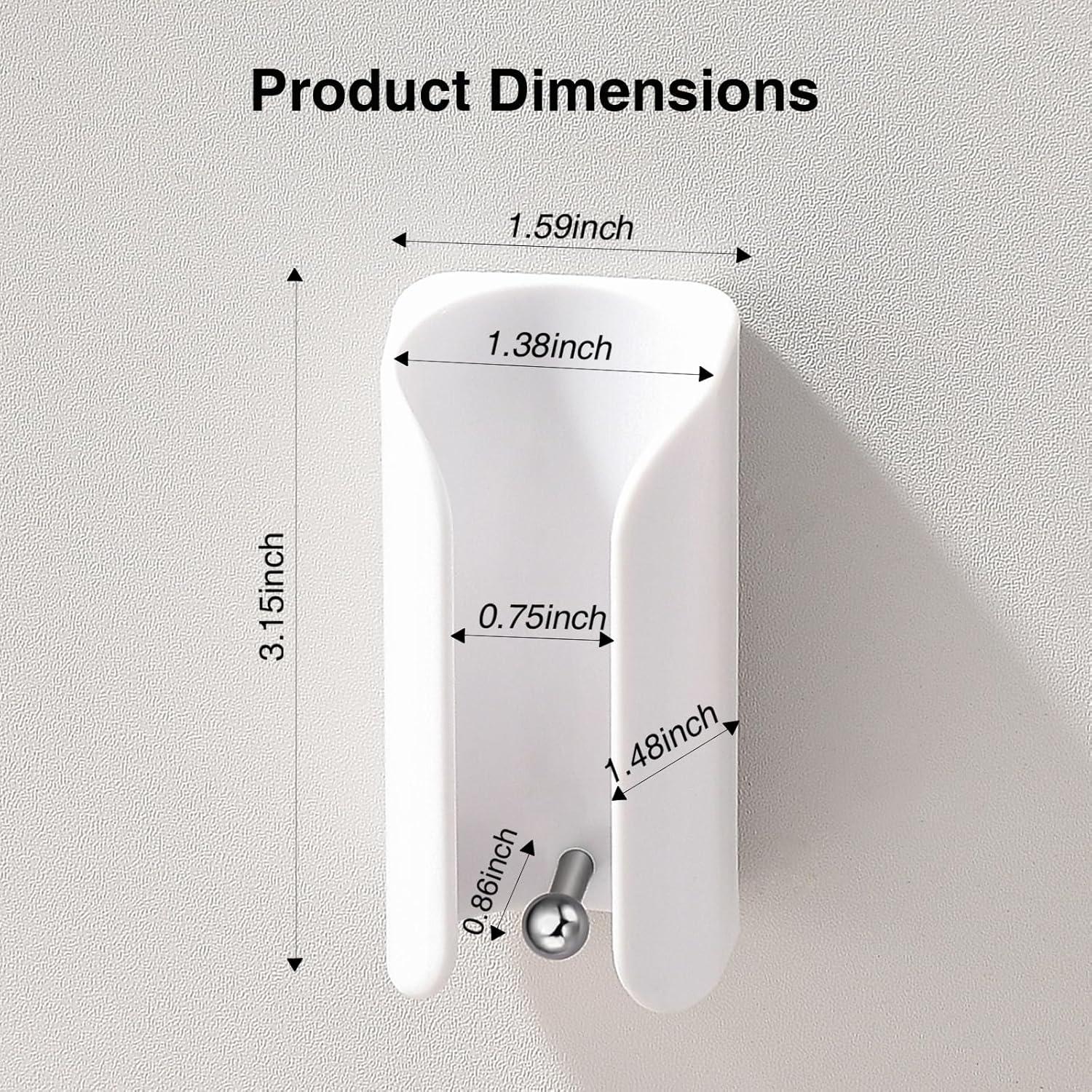 Soporte para Cepillo de Dientes Eléctrico HAVICATO Blanco 2pcs