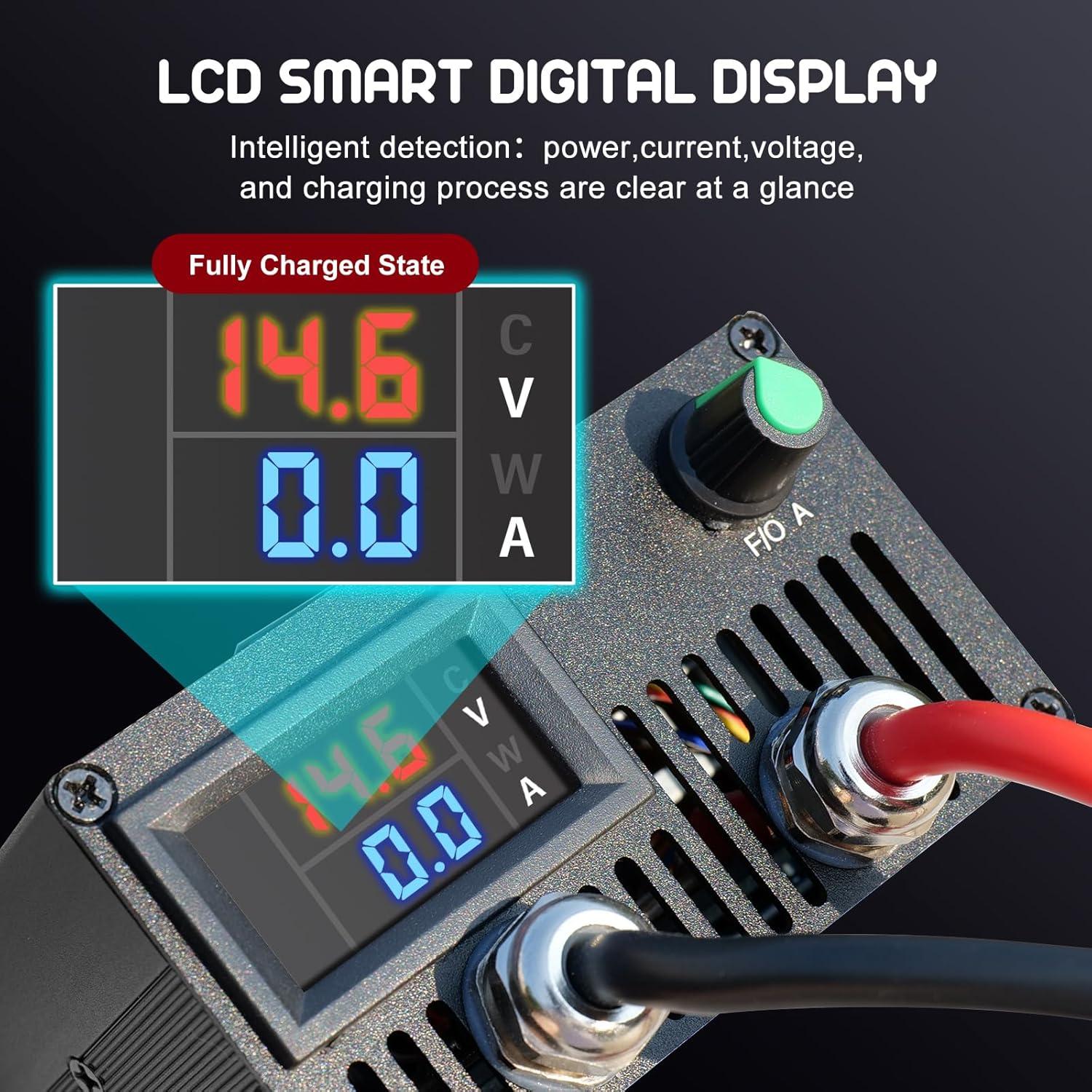 Cargador de Batería 14.6V 50A Lifepo4 Inteligente