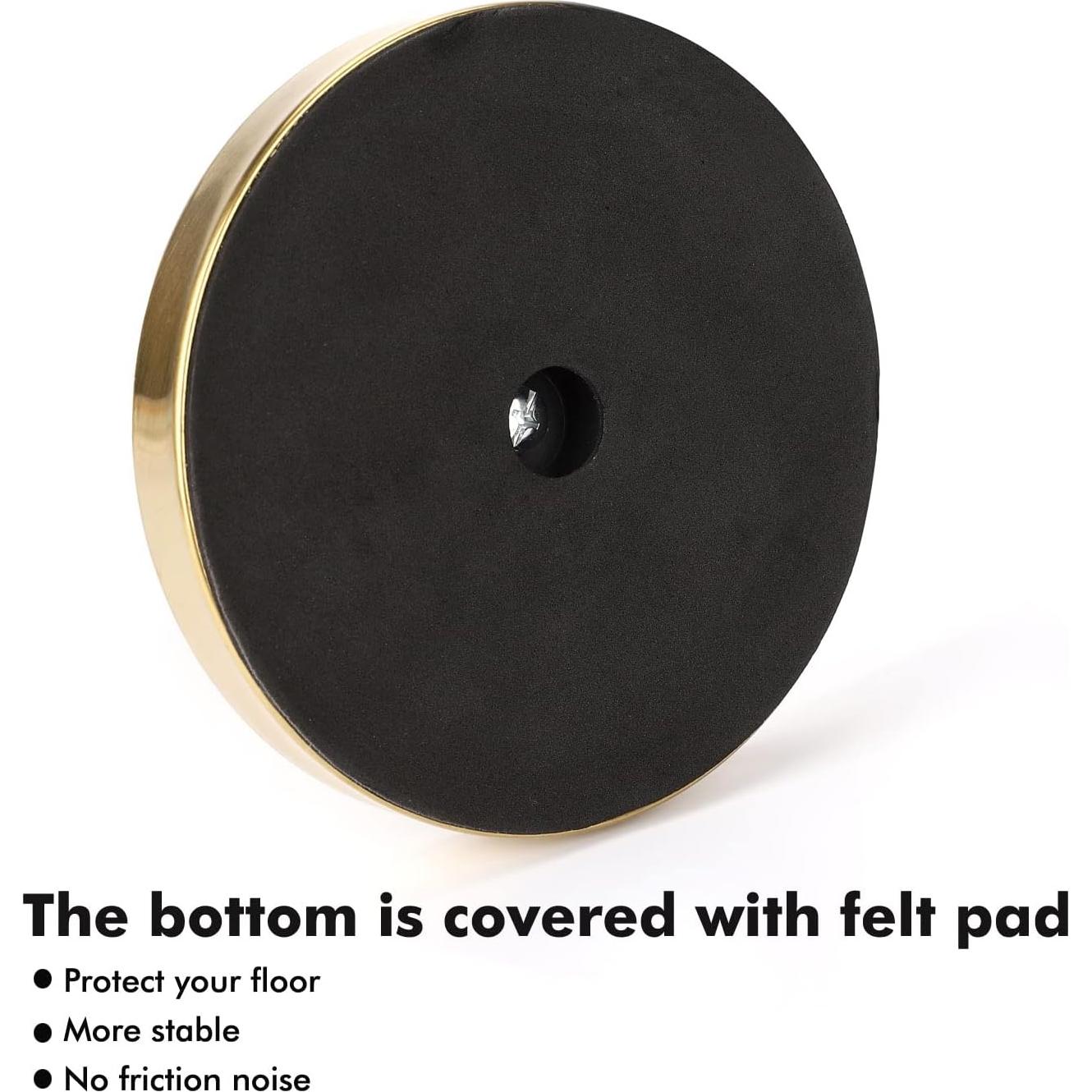 Soporte de Papel Higiénico de Pie WAYDELI Dorado Acero Inoxidable