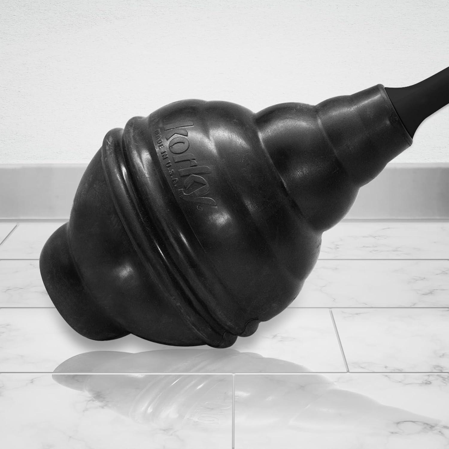 Desatascador de Inodoro Korky BeehiveMAX 97-5B con Soporte Negro