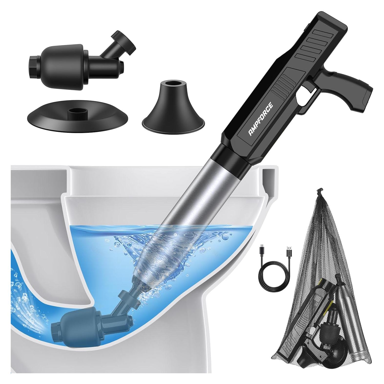 Desatascador Eléctrico AMPFORCE AFTP-8B Alta Presión 8 BAR