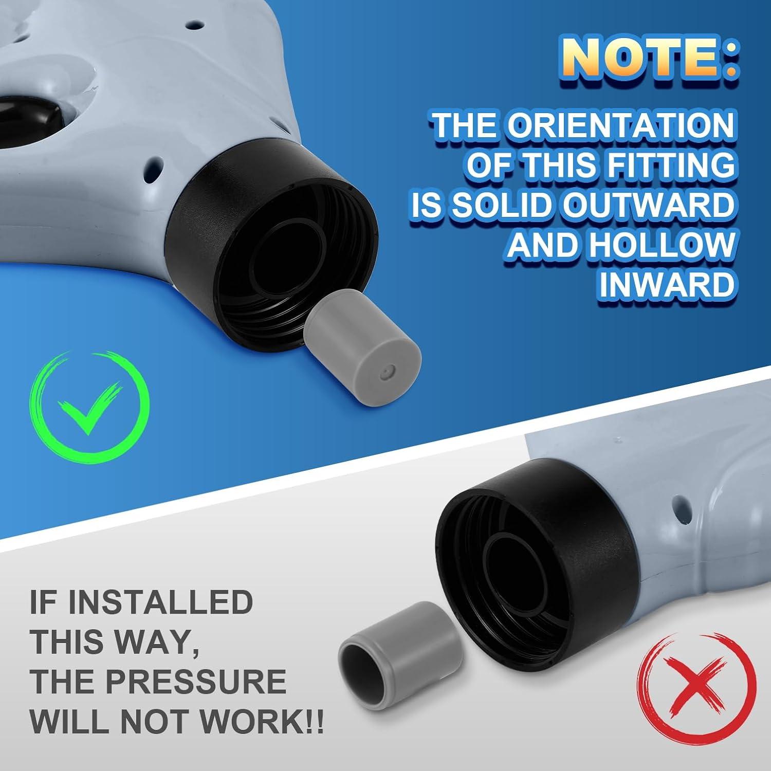 Desatascador de Inodoro Mieaoll Alta Presión con Manómetro