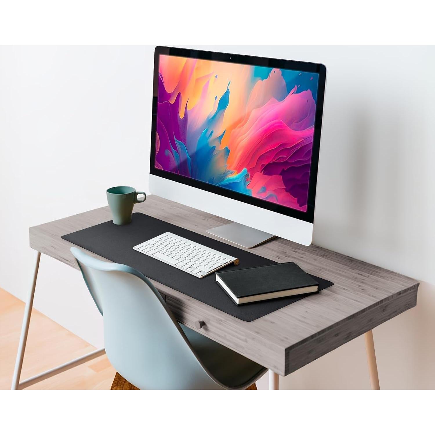 Alfombrilla de Escritorio Grande Vine Creations 111.76x55.88cm Negro