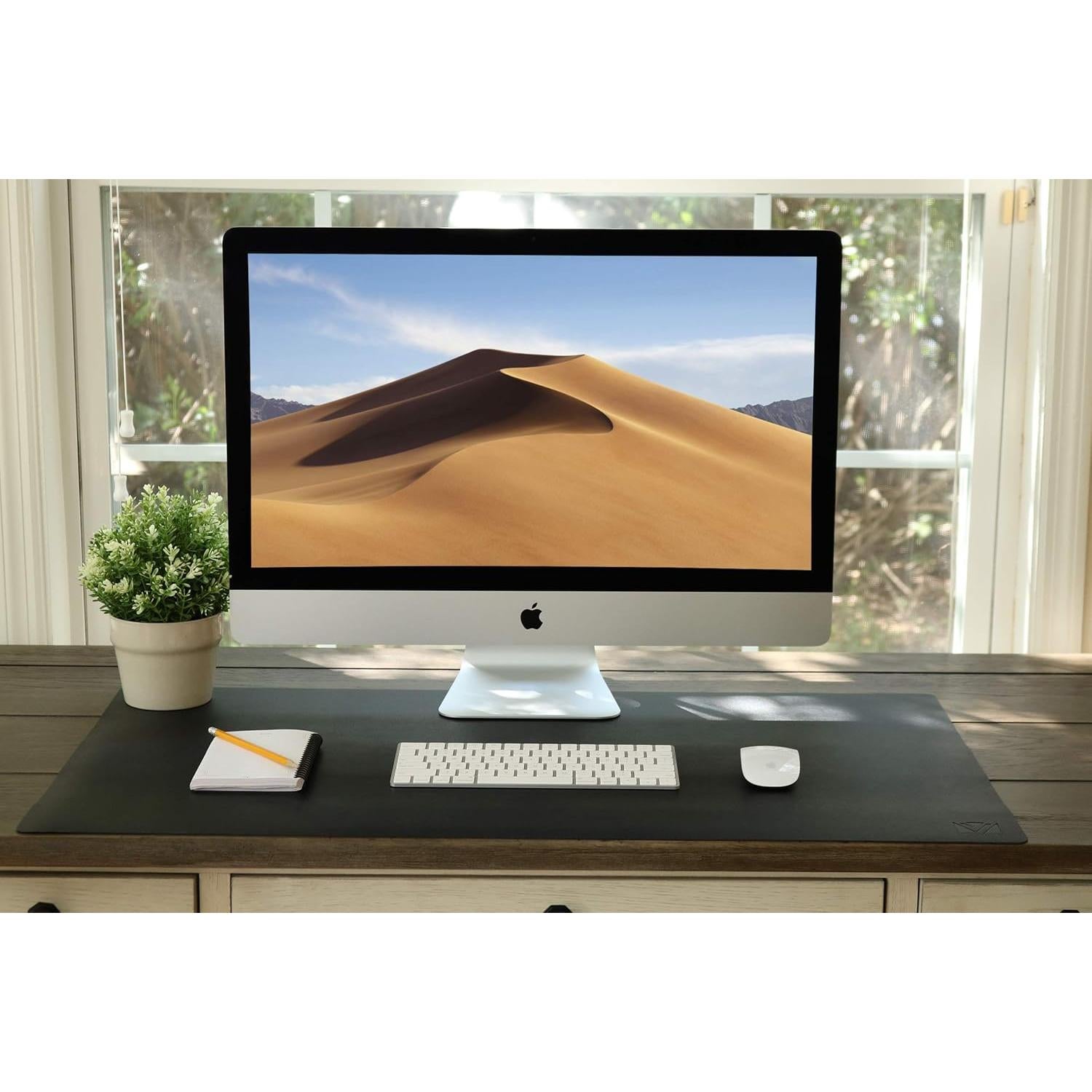 Alfombrilla de Escritorio Grande Vine Creations 111.76x55.88cm Negro