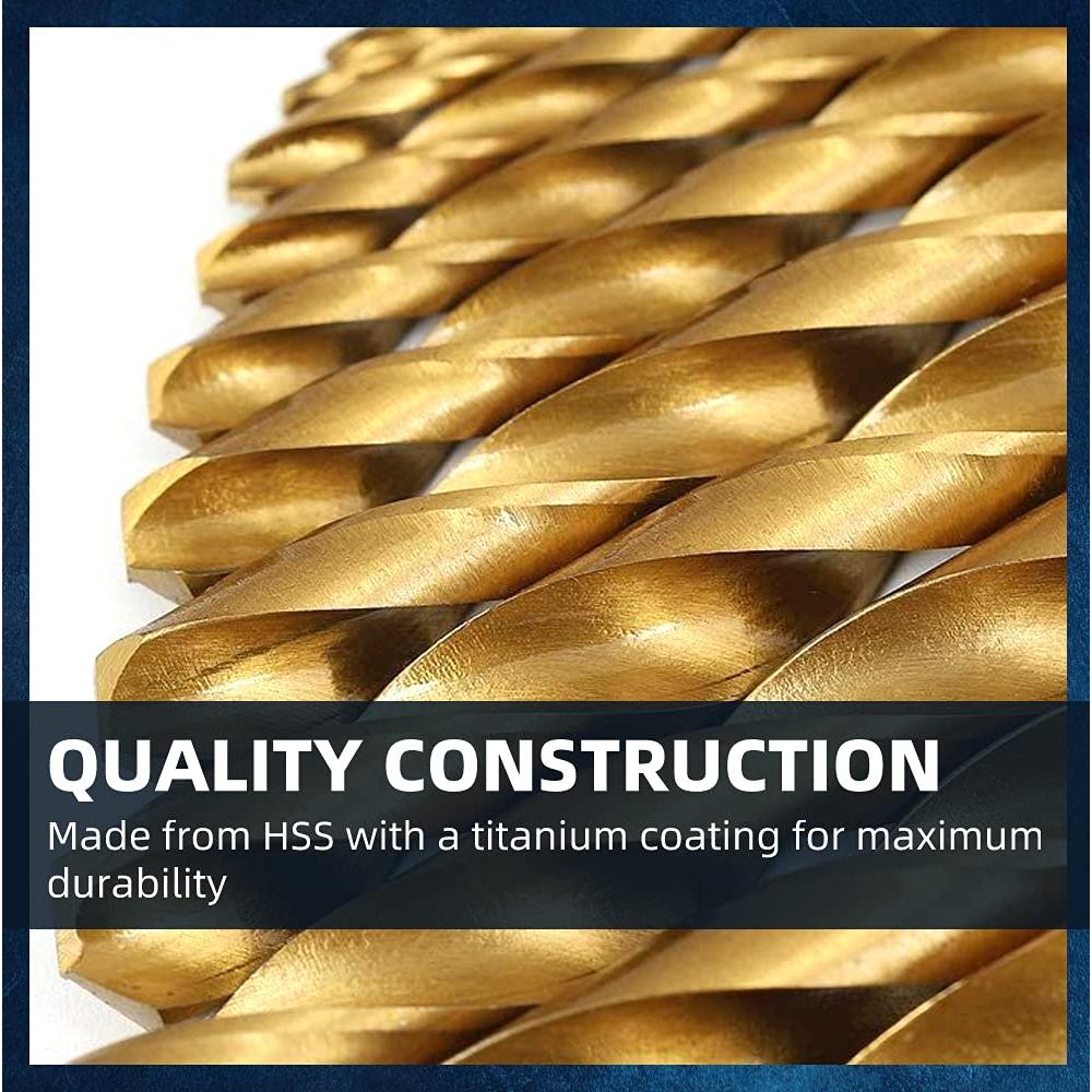 Juego de Brocas Hexagonales ARESMRO 16 Piezas HSS Titanio