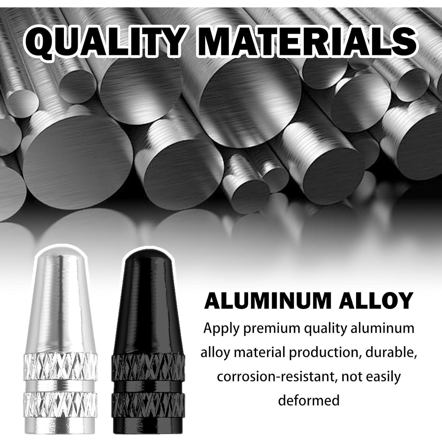 40 Tapas de Válvula Presta YGDMD - Aluminio, 10 Colores