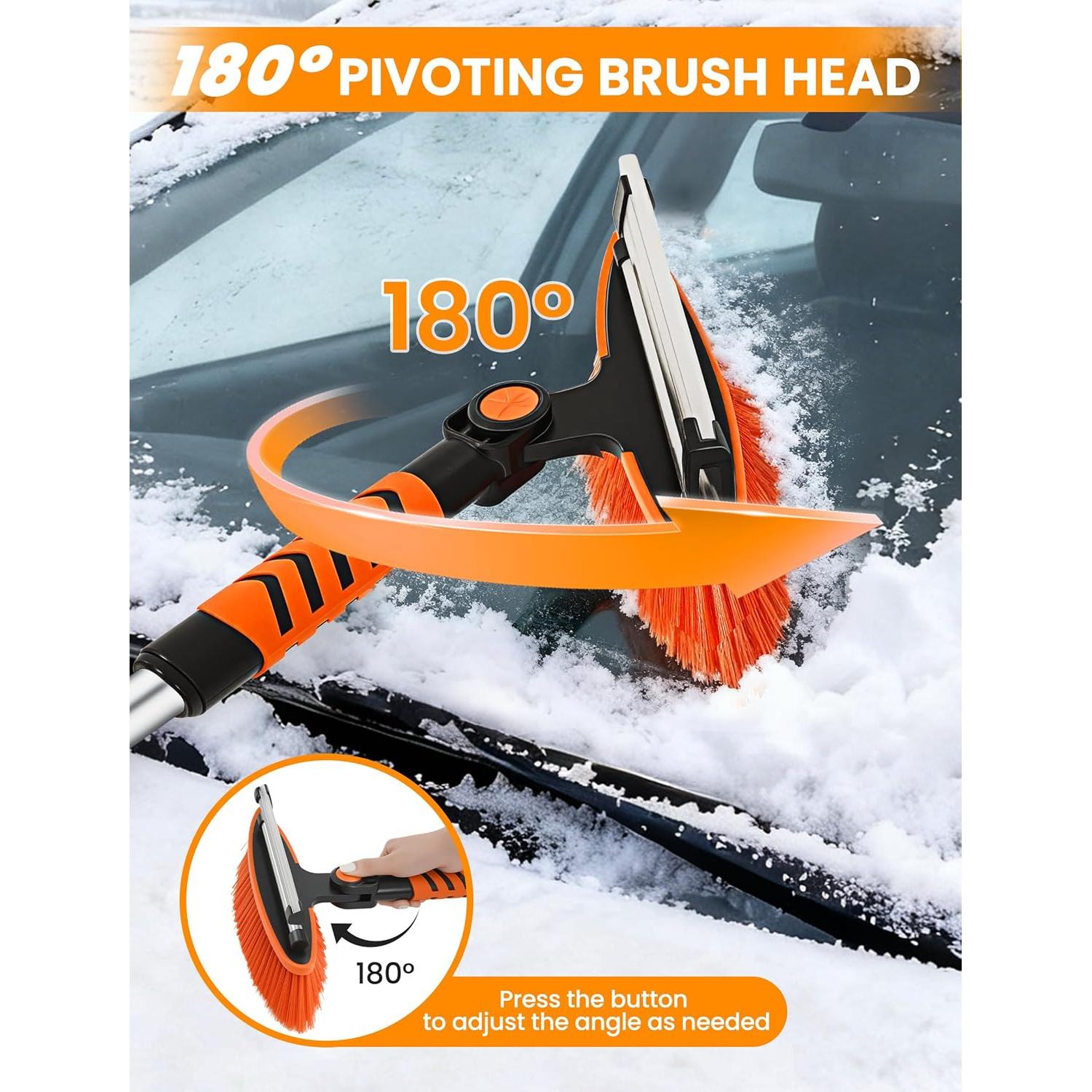 Cepillo de Nieve Extensible Ordenado 90-110 cm con Raspador