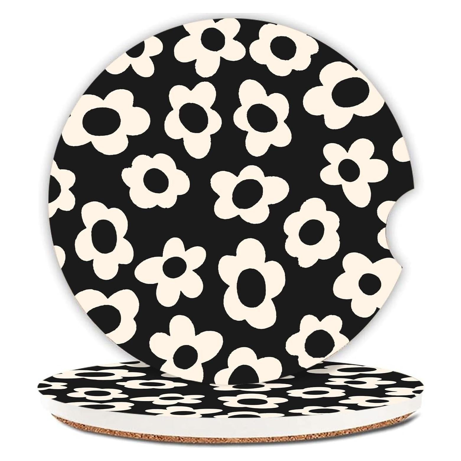 Posavasos Absorbentes para Auto Adastrah 2 Piezas Cerámica