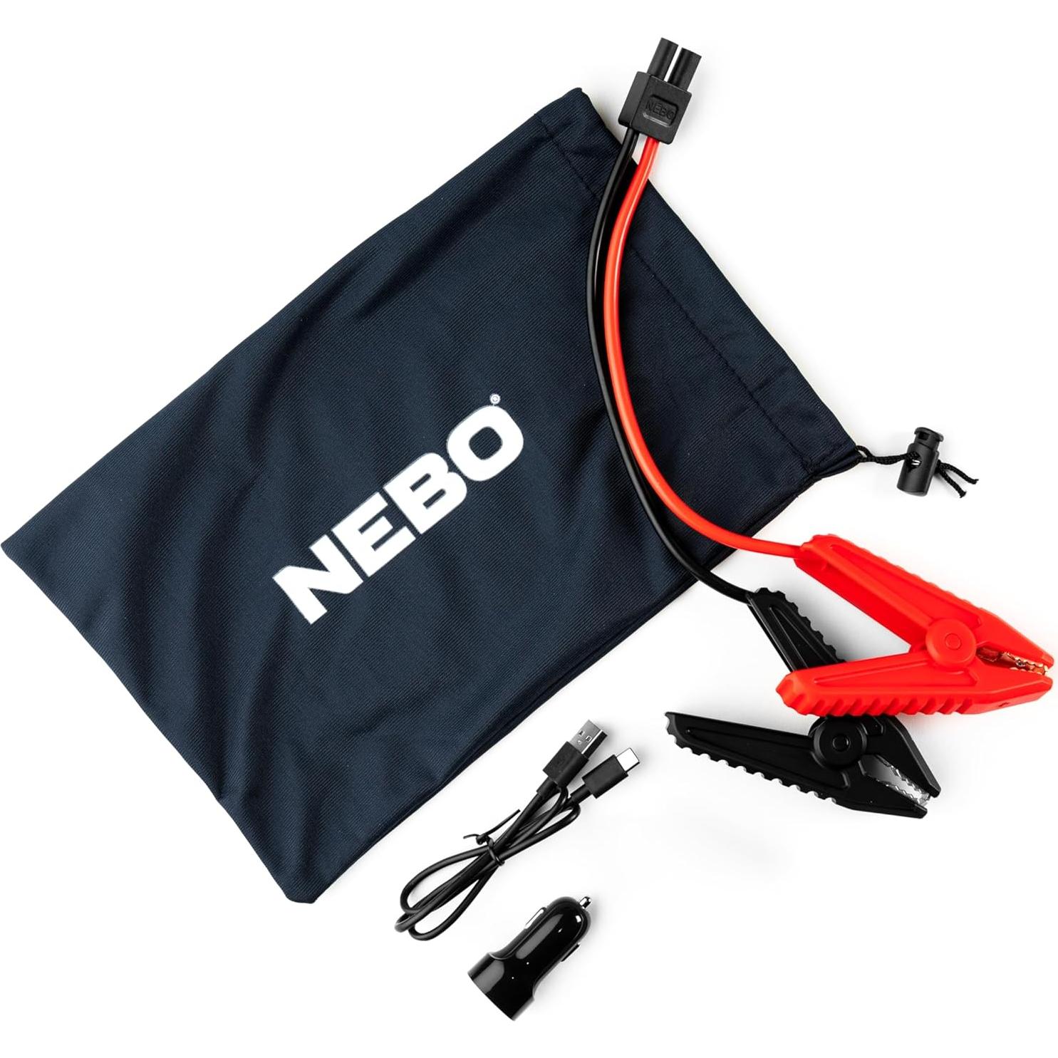 Arrancador de Batería NEBO 1500A 29.9Wh USB Luz Emergencia