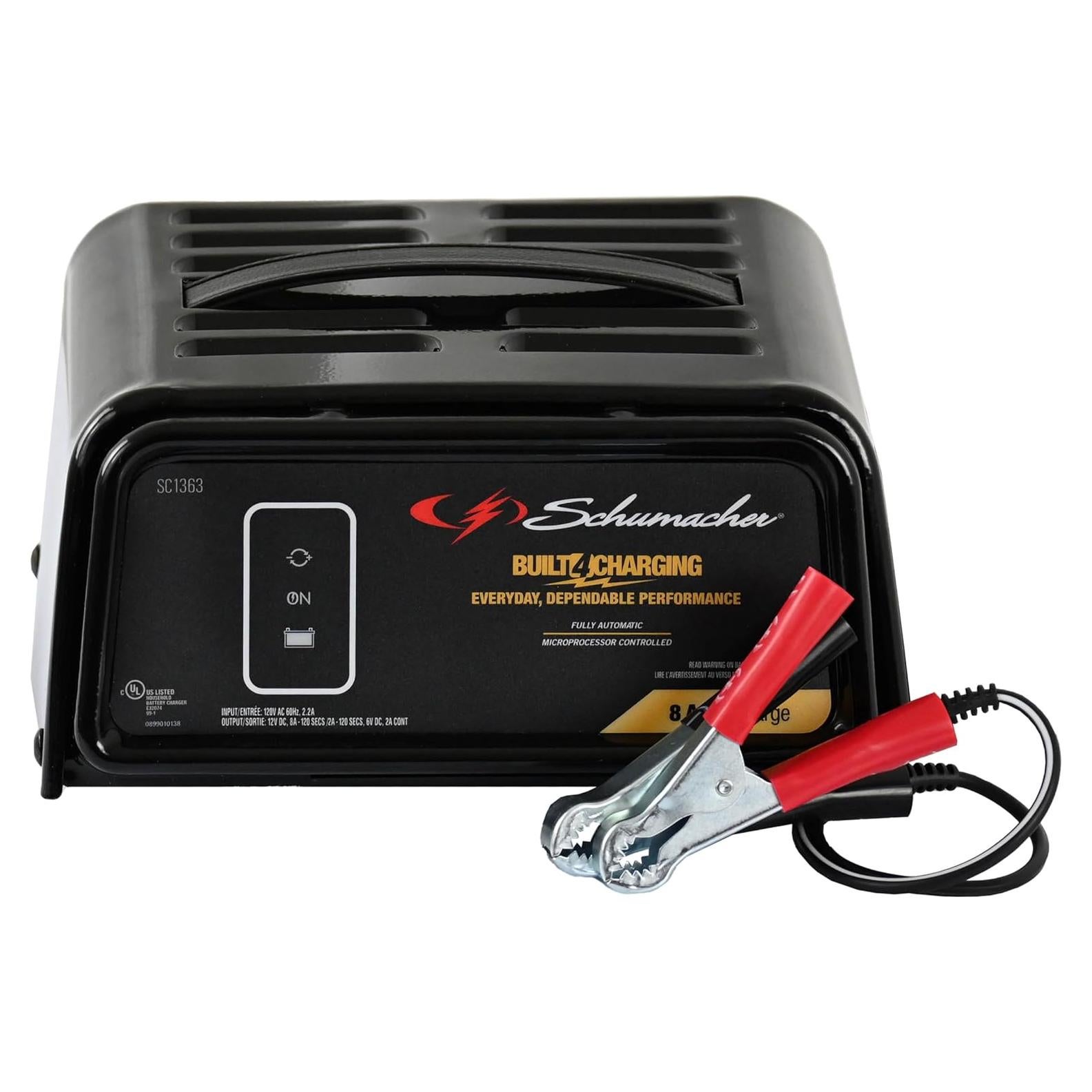 Cargador Schumacher SC1363 8A 6V/12V Automático