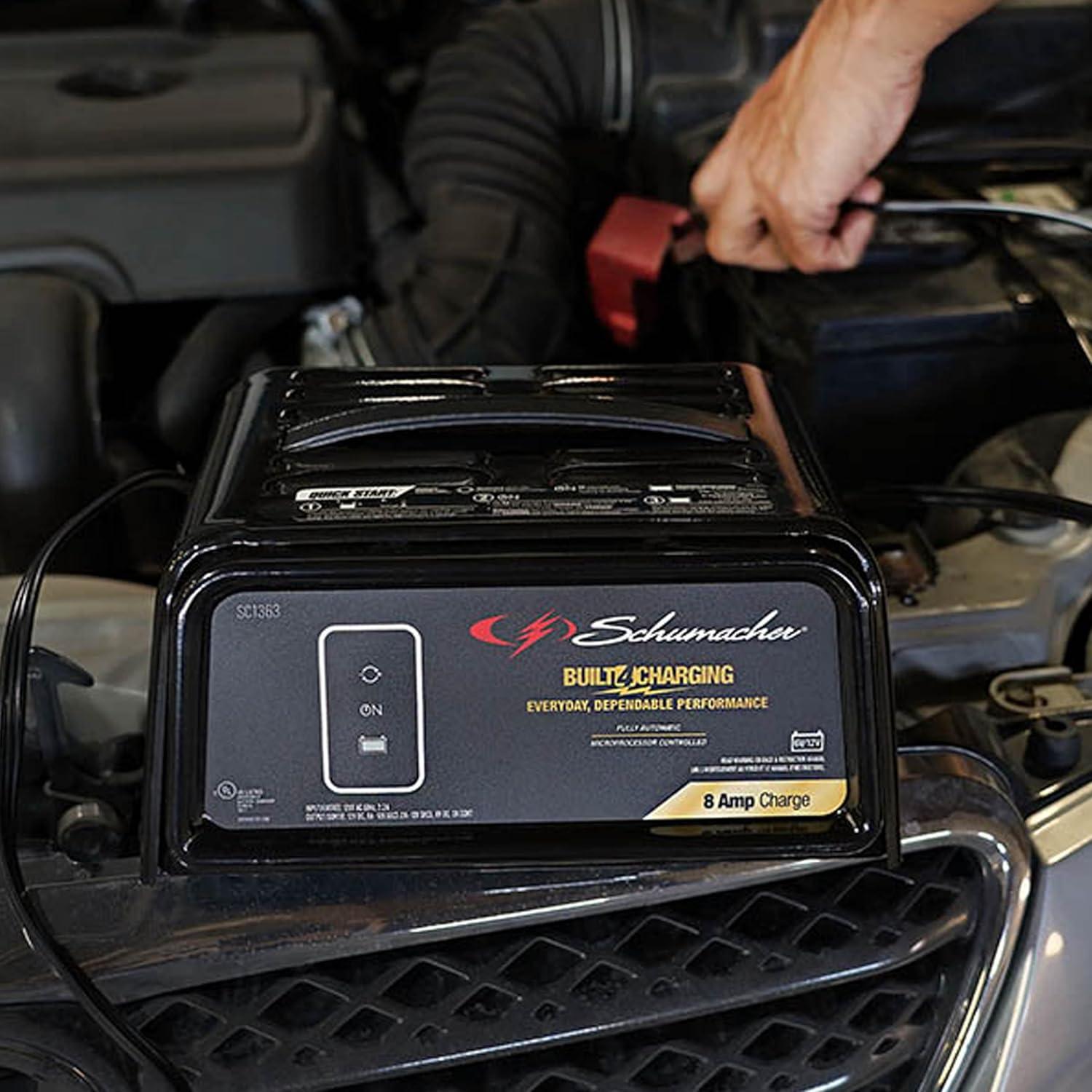 Cargador Schumacher SC1363 8A 6V/12V Automático