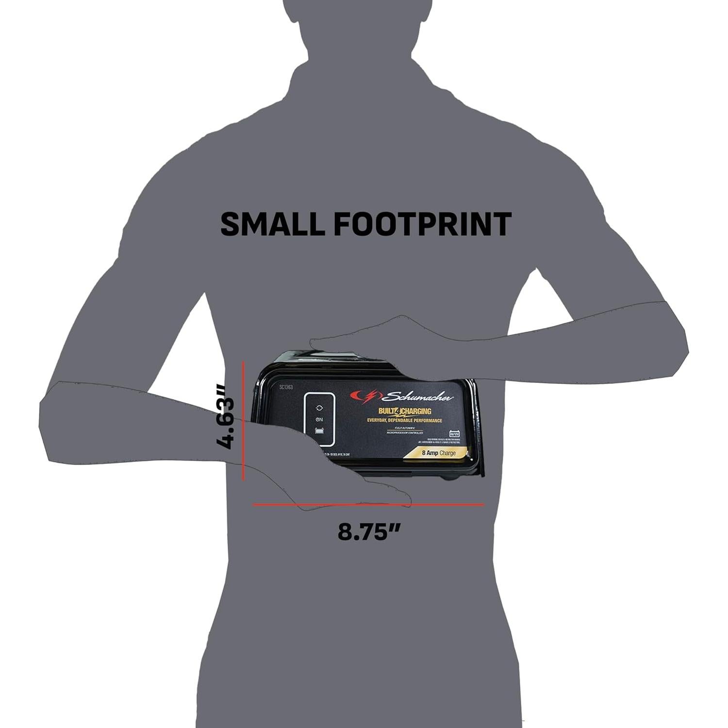 Cargador Schumacher SC1363 8A 6V/12V Automático