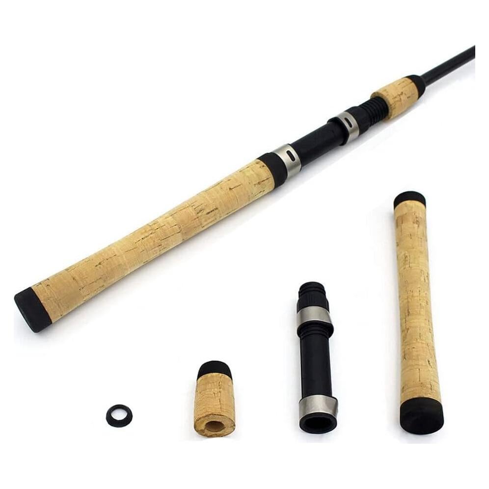 Mango de caña de pescar TEAMWILL con asiento de carrete de grafito