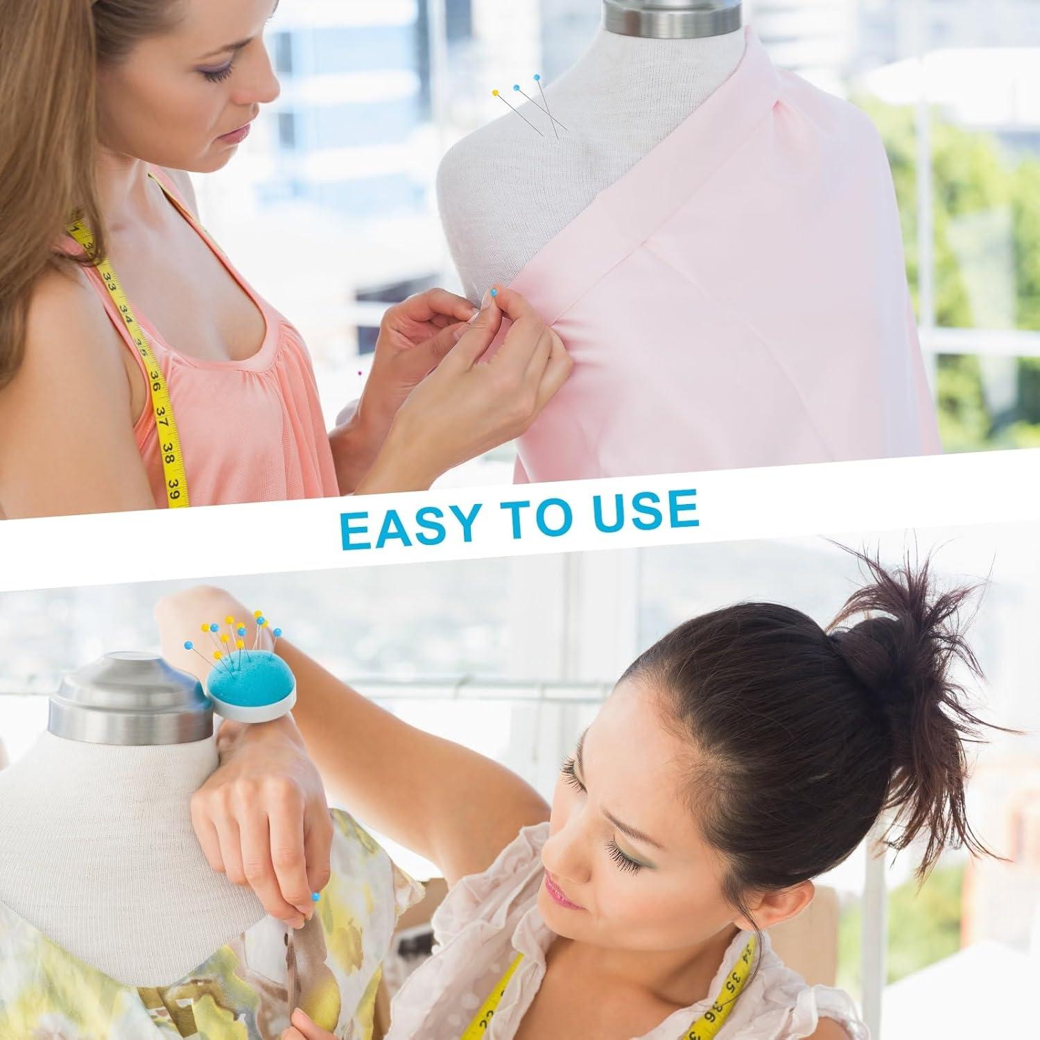 500 Alfileres Rectos GXLWJXWLV con Cabeza de Vidrio 4.45cm