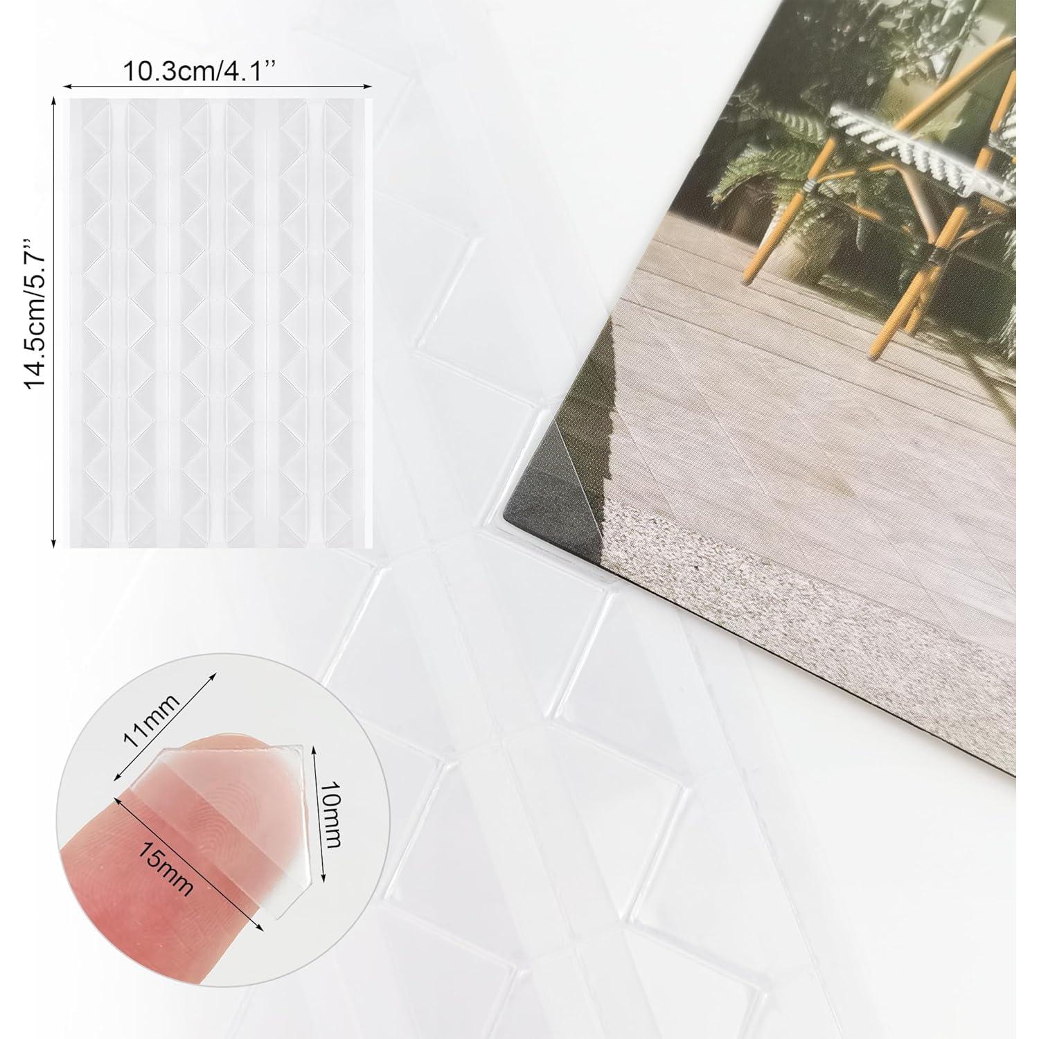 1020 Esquinas Adhesivas para Fotos Juxiamal - Transparentes