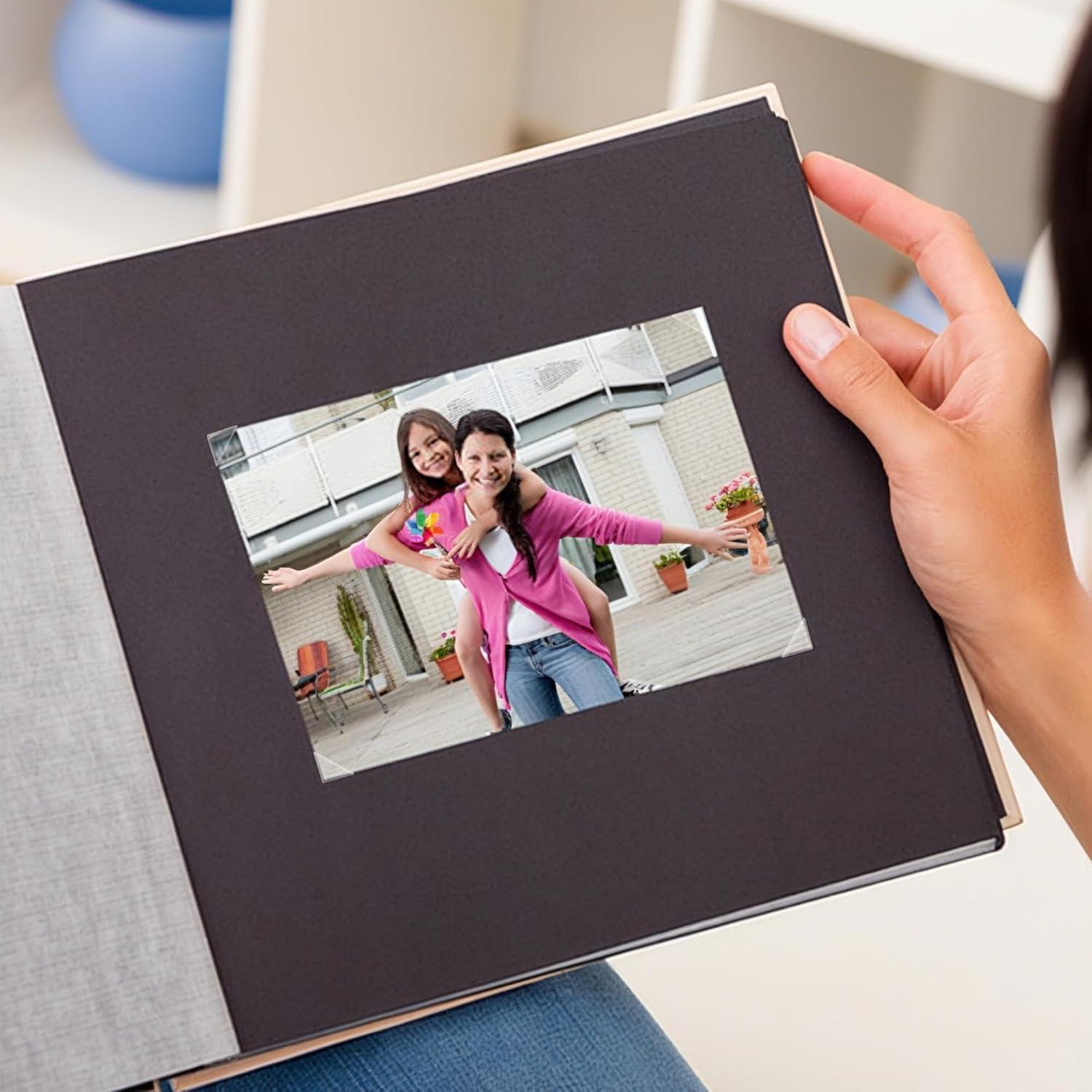 1020 Esquinas Adhesivas para Fotos Juxiamal - Transparentes