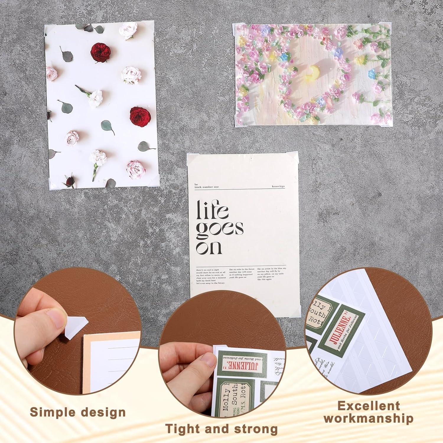 20 Hojas de Esquinas de Foto Transparentes Xelsluthe 2040 Pcs