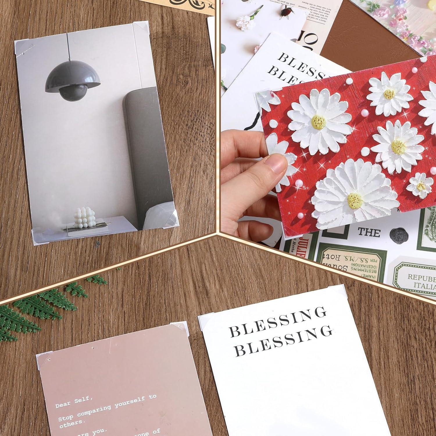 20 Hojas de Esquinas de Foto Transparentes Xelsluthe 2040 Pcs