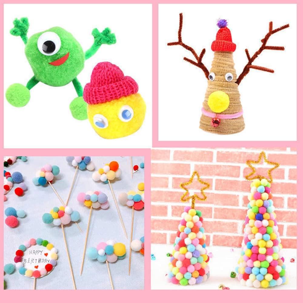 300 Bolas de Pom Pom Multicolor GUAFEIH para Manualidades