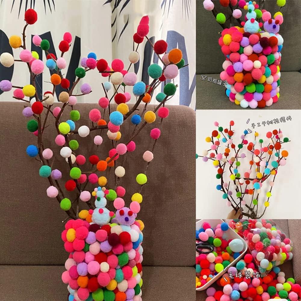 300 Bolas de Pom Pom Multicolor GUAFEIH para Manualidades