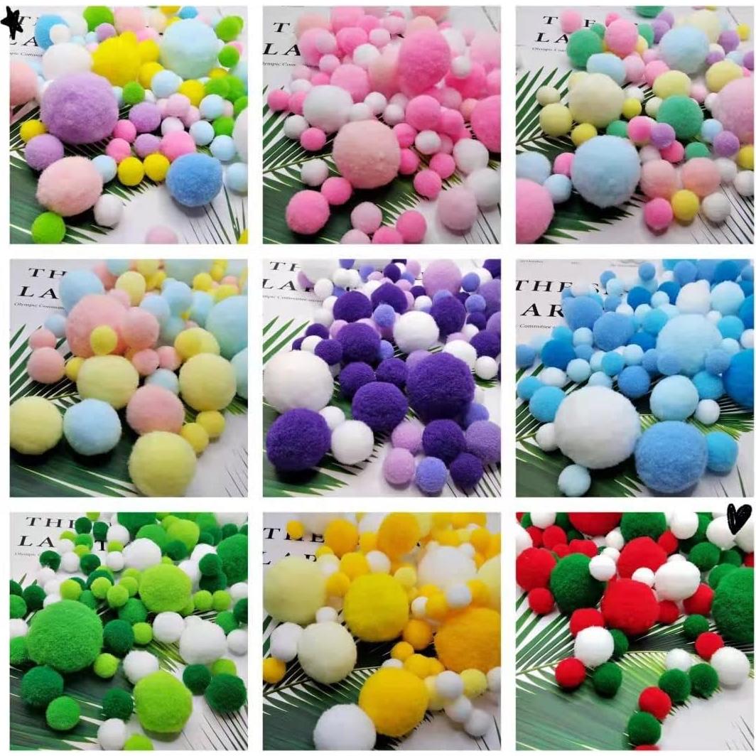 300 Bolas de Pom Pom Multicolor GUAFEIH para Manualidades