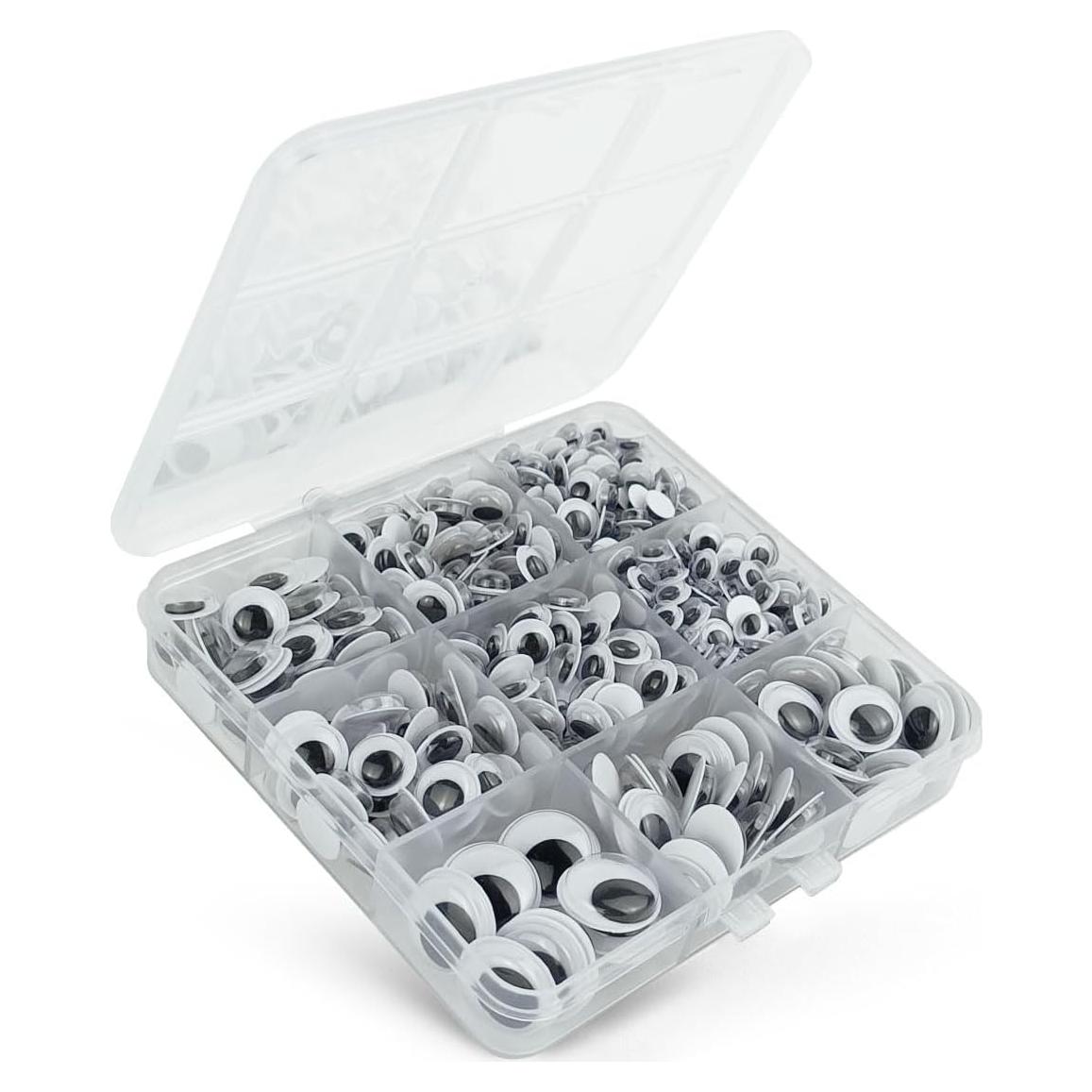 Paquete de 520 Ojos Móviles Autoadhesivos FKEYTO - 6mm a 15mm