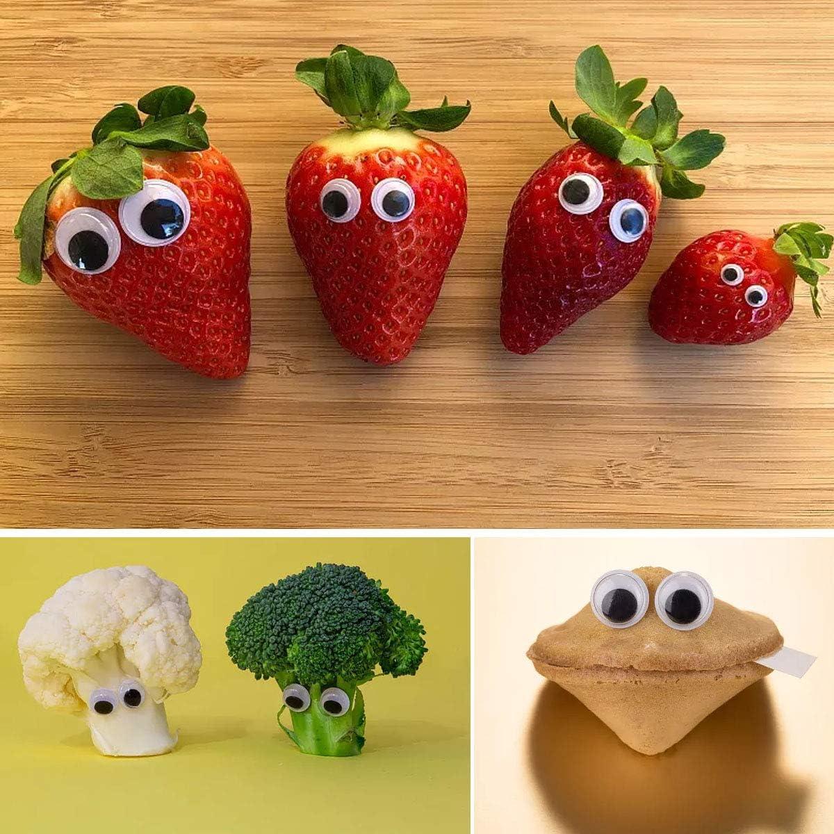 Paquete de 520 Ojos Móviles Autoadhesivos FKEYTO - 6mm a 15mm