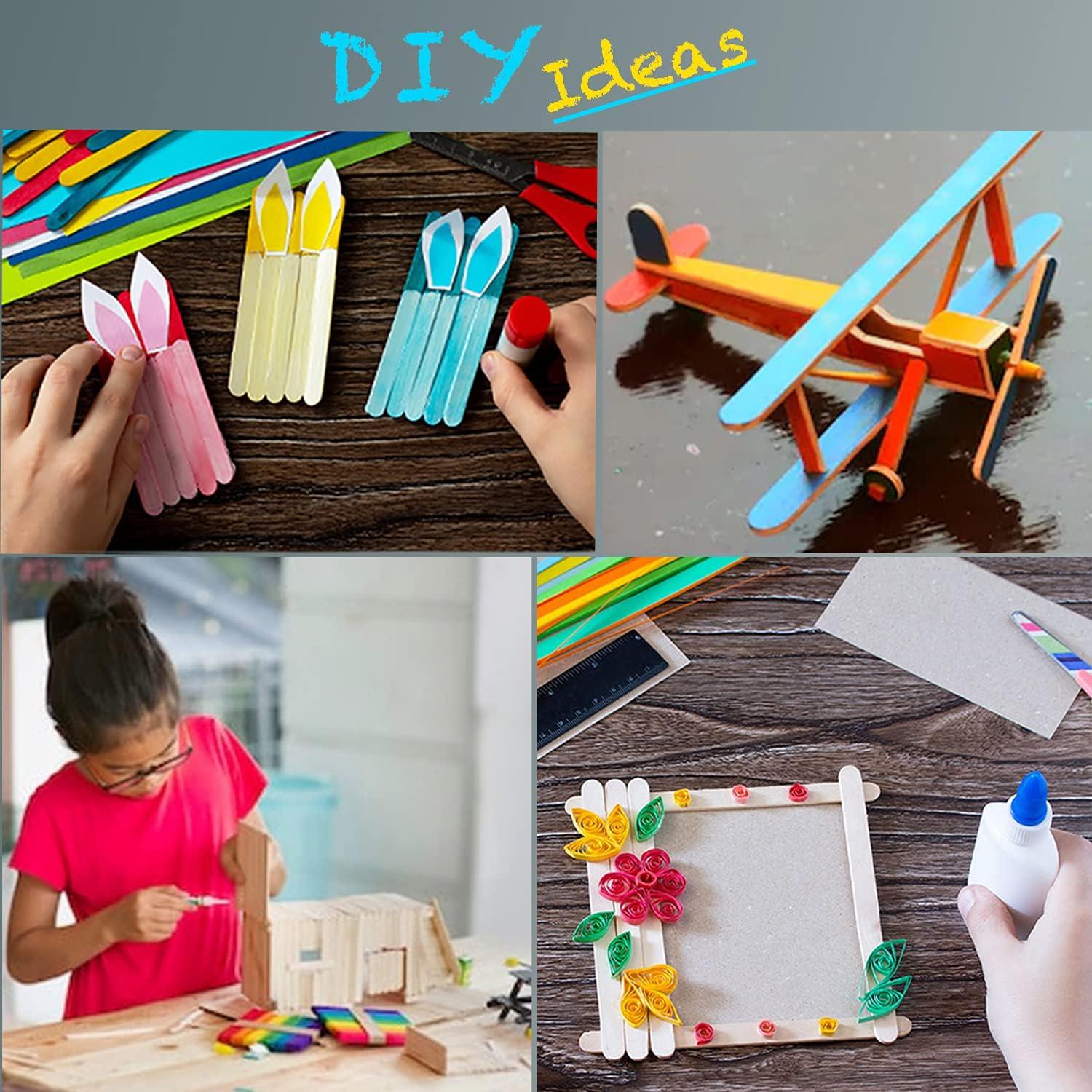 100 Palitos de Madera Jumbo APREMONT 15.24 cm para Manualidades