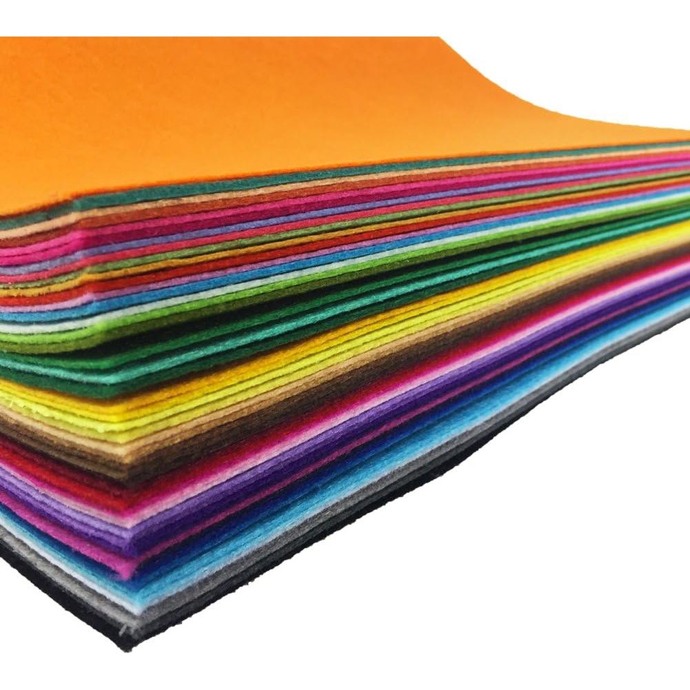 Hojas de Fieltro 48 Piezas 20x30 cm Flic-Flac para Manualidades