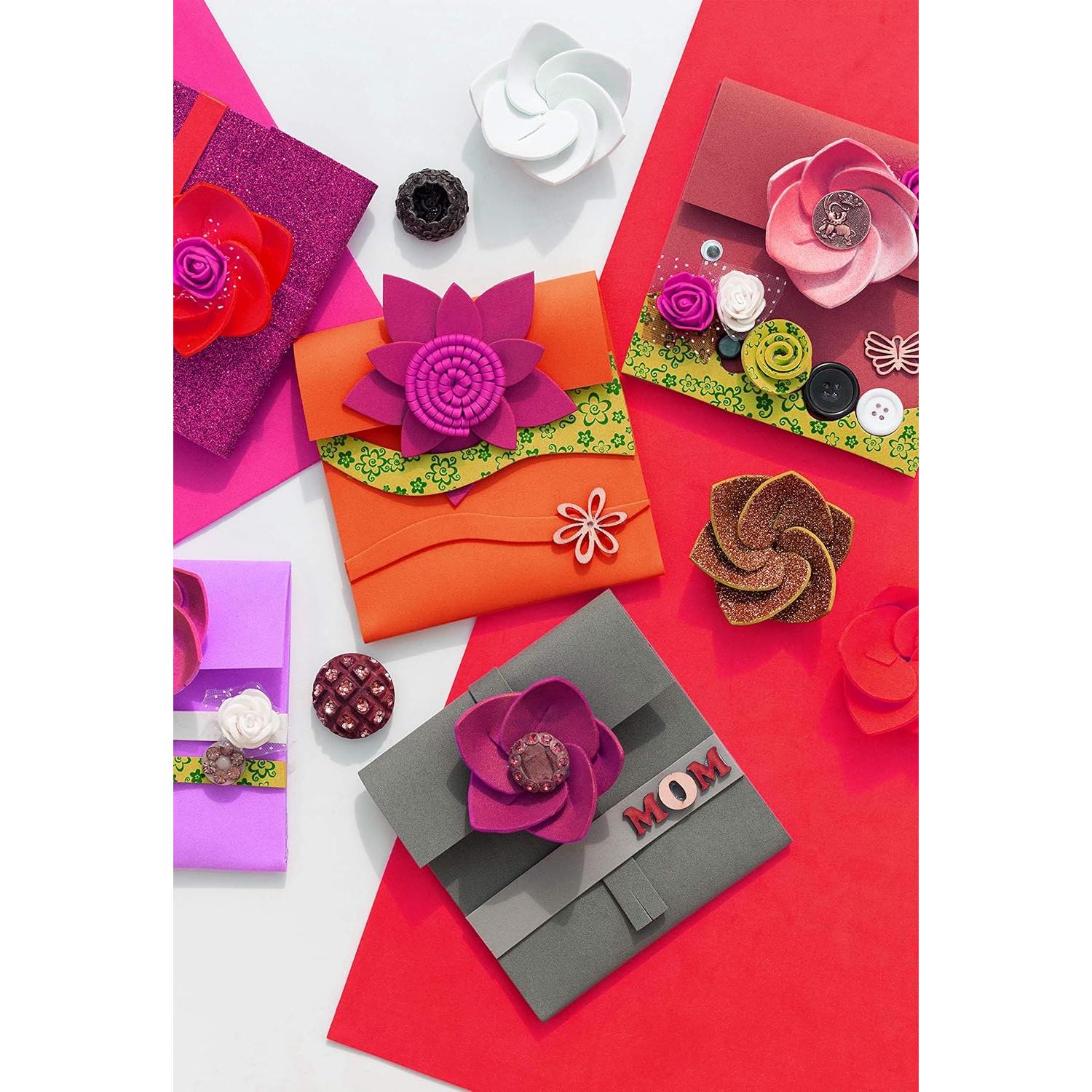 Hojas de Espuma EVA 100 Unidades 14 x 21.6 cm 20 Colores