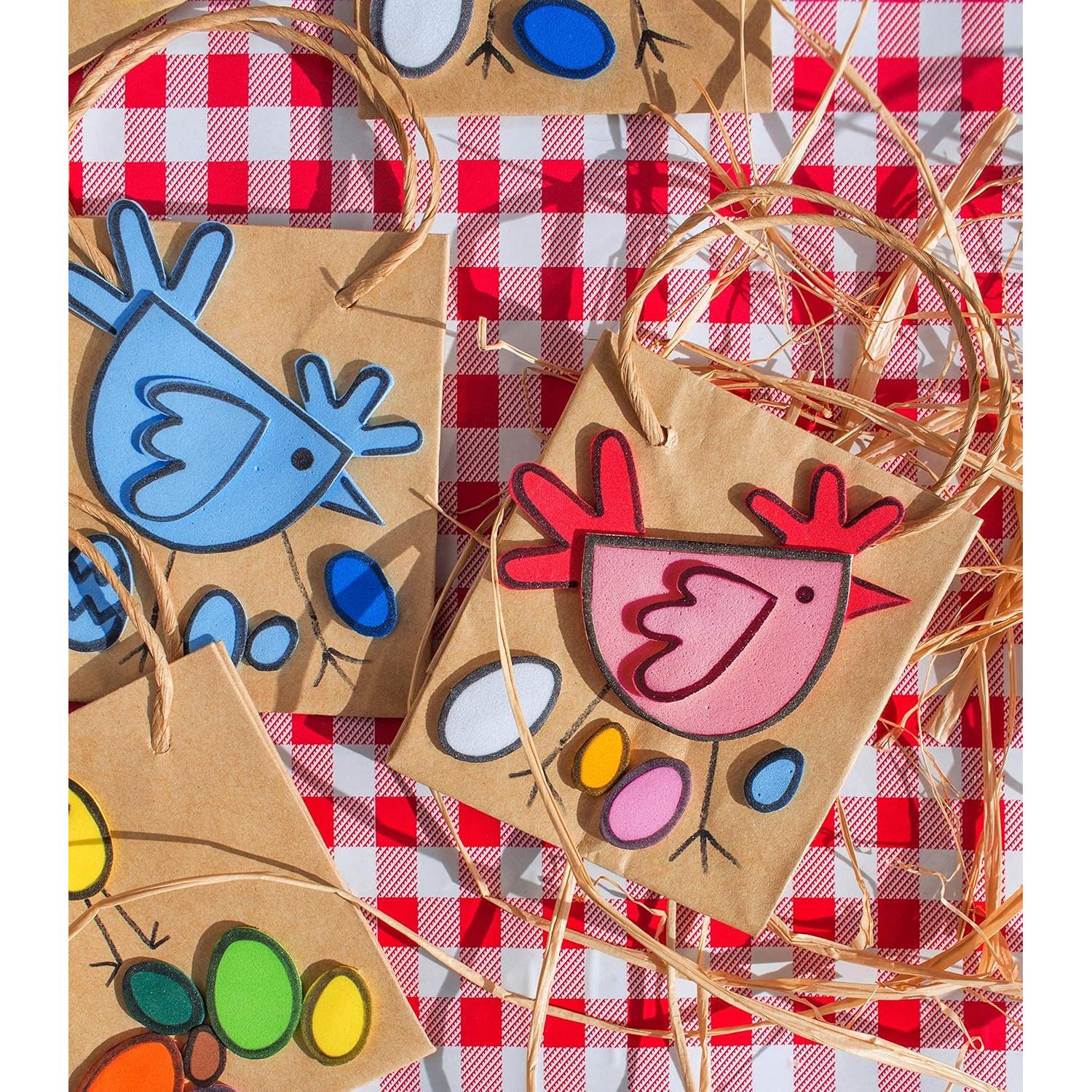 Hojas de Espuma EVA 100 Unidades 14 x 21.6 cm 20 Colores