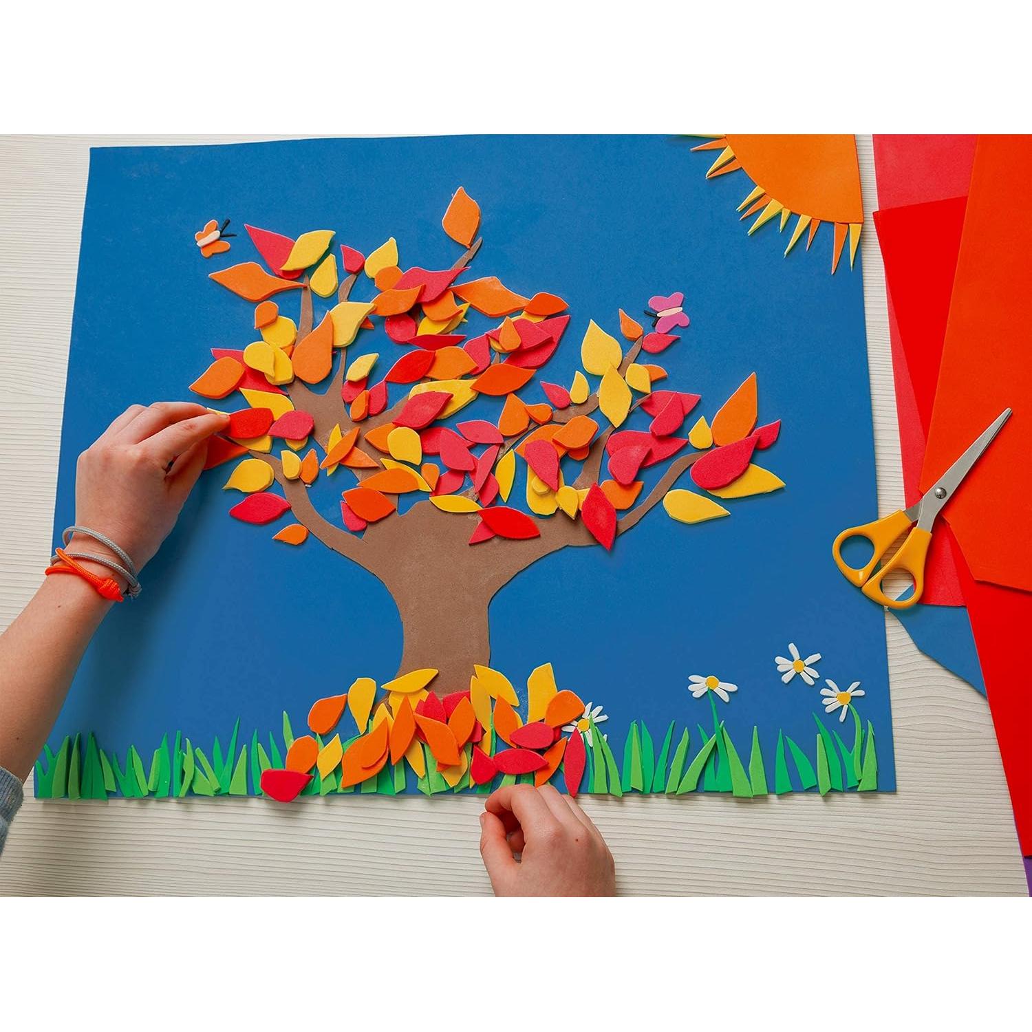 Hojas de Espuma EVA 100 Unidades 14 x 21.6 cm 20 Colores