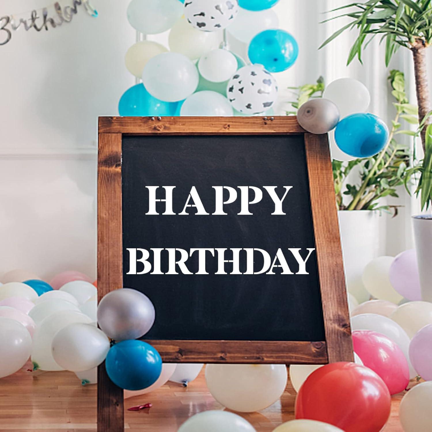 Plantillas de Letras y Números YEAJON 40 Pcs Reutilizables