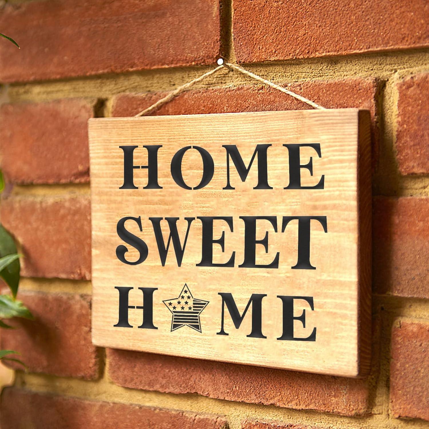 Plantillas de Letras y Números YEAJON 40 Pcs Reutilizables