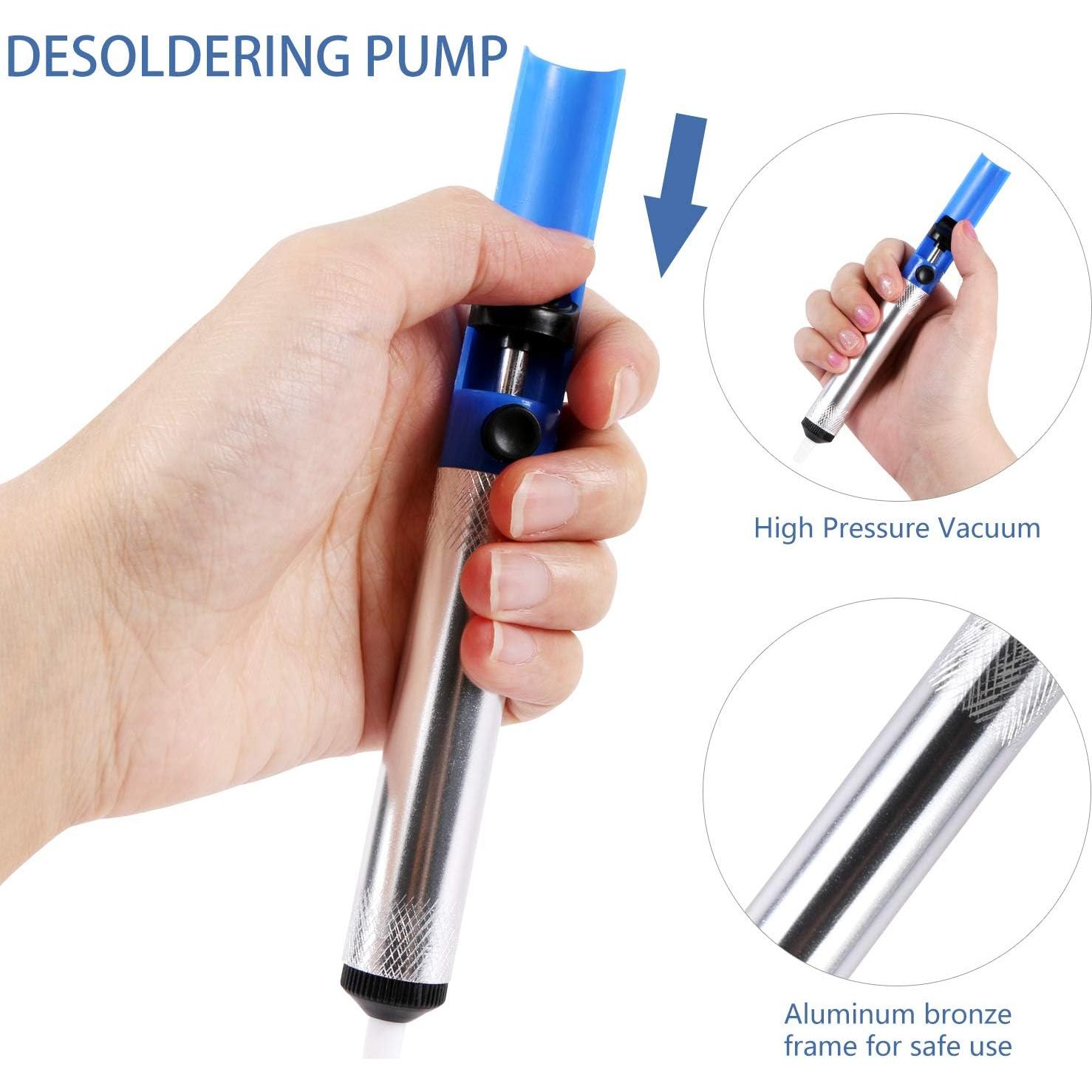 Trenza de Desoldadura y Succionador de Soldadura EVERMARKET 1.5m