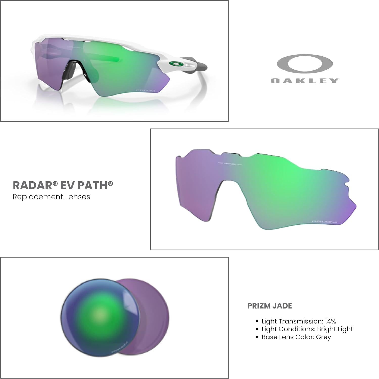 Lentes de Reemplazo Oakley Radar EV Path Prizm Jade Iridium