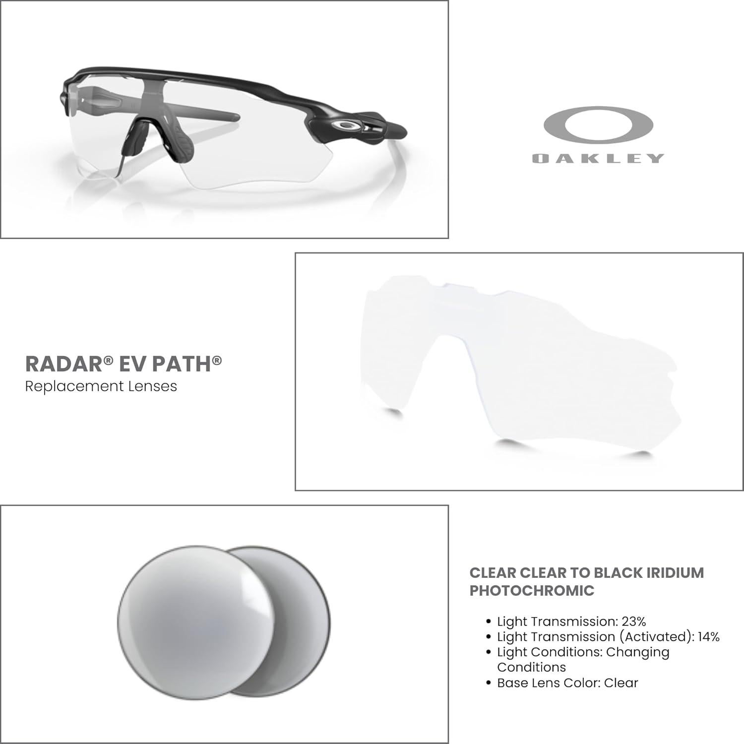 Lentes de Reemplazo Oakley Radar EV Path Photochromic
