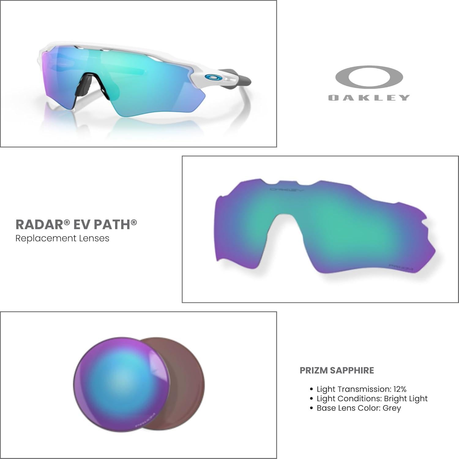 Lentes de Reemplazo Oakley Radar EV Path + Kit de Cuidado