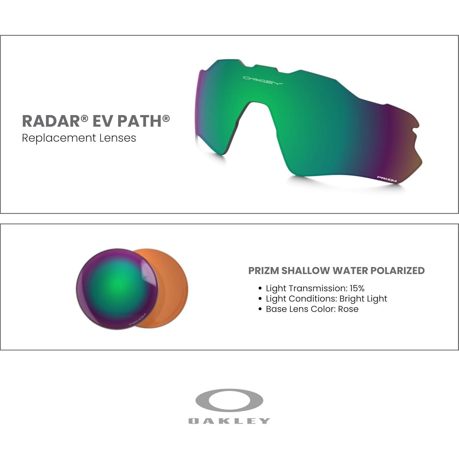 Lentes de Reemplazo Oakley Radar EV Path Prizm Polarizados